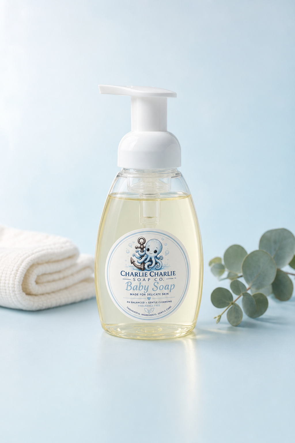 Baby Charlie Baby Soap – Gentle Foaming Wash for Delicate Skin