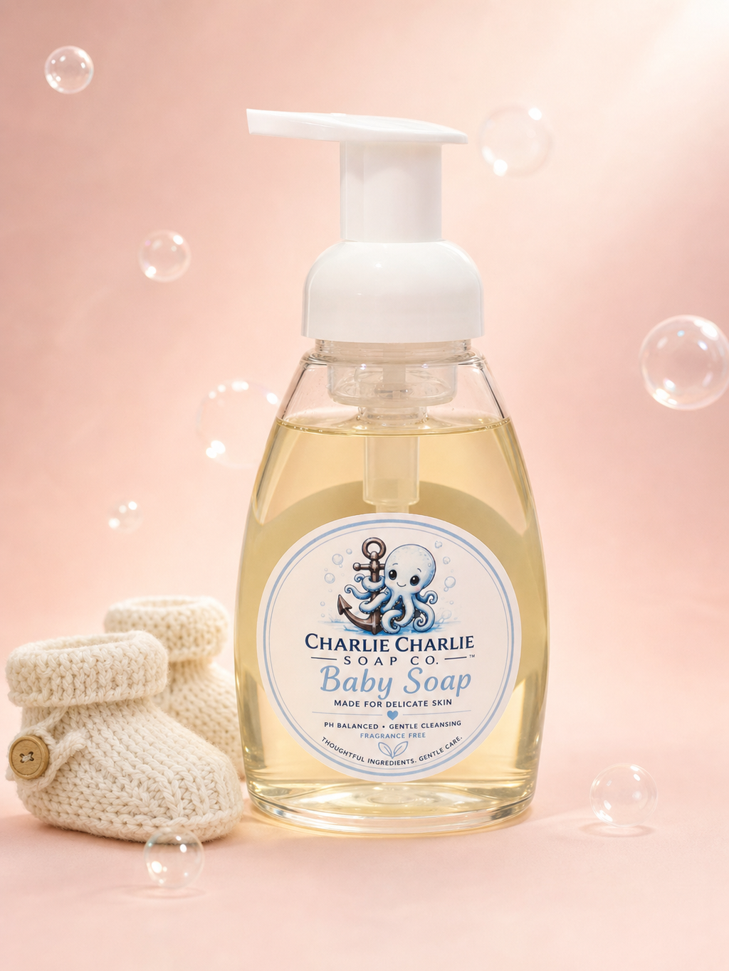 Baby Charlie Baby Soap – Gentle Foaming Wash for Delicate Skin