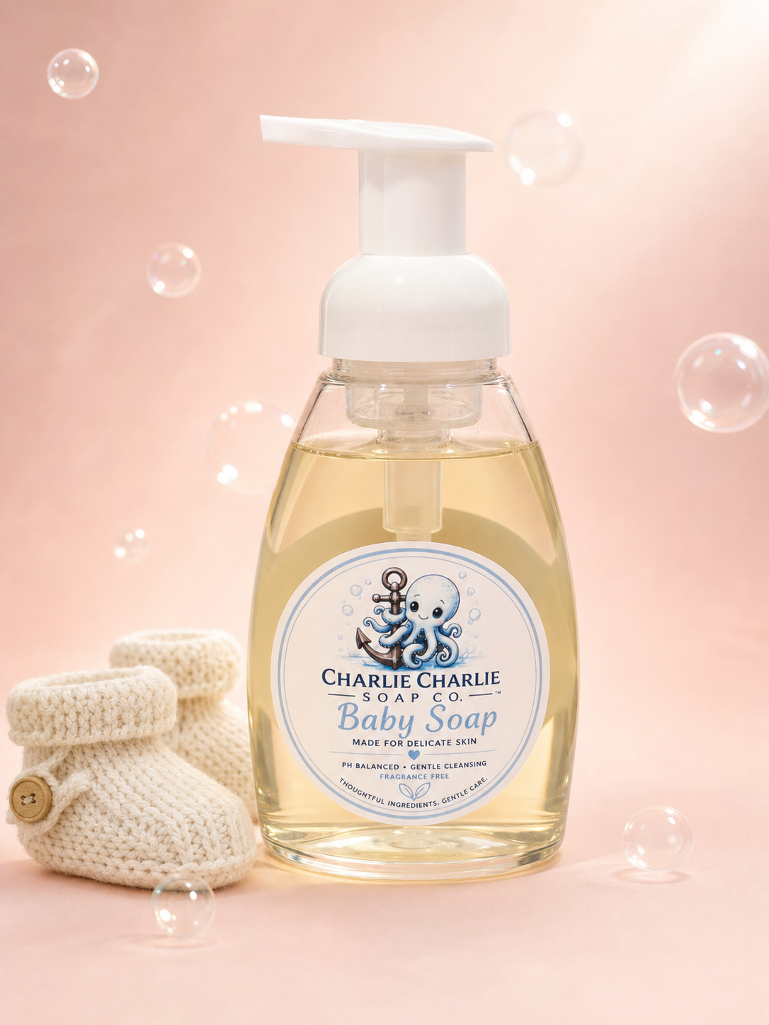 Baby Charlie Baby Soap – Gentle Foaming Wash for Delicate Skin