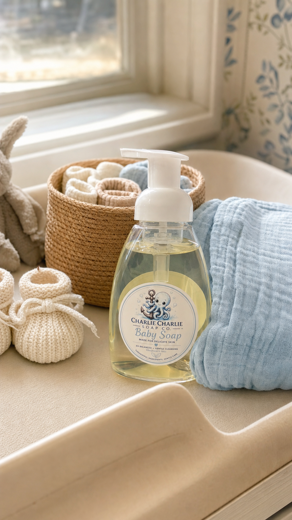 Baby Charlie Baby Soap – Gentle Foaming Wash for Delicate Skin