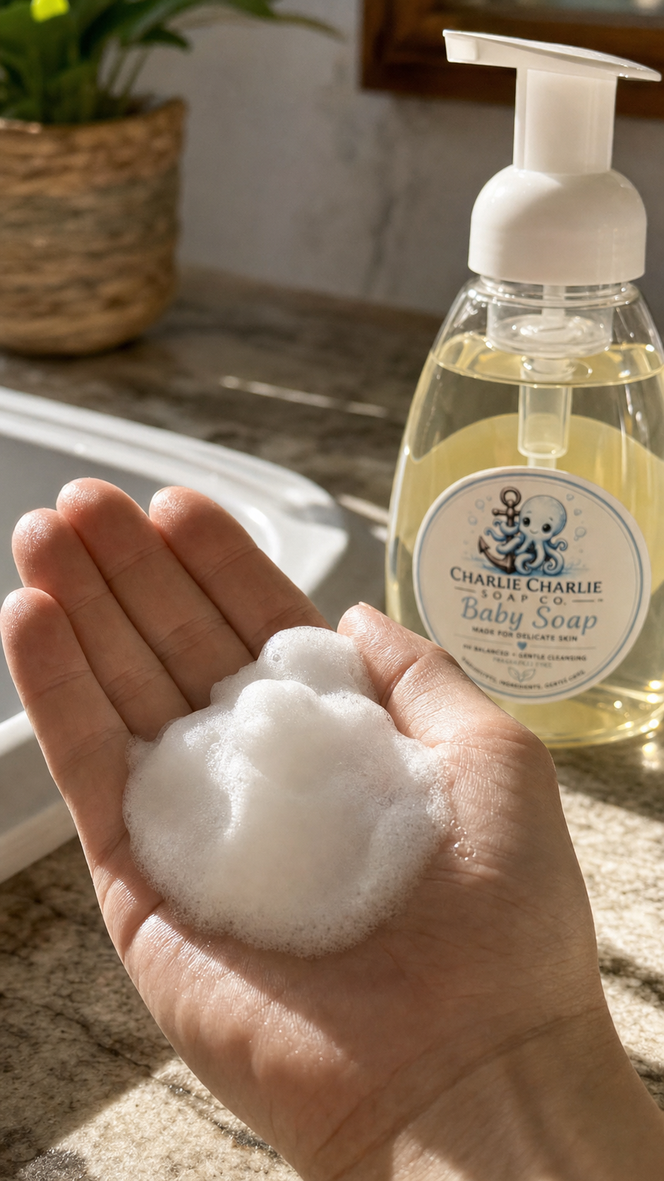 Baby Charlie Baby Soap – Gentle Foaming Wash for Delicate Skin