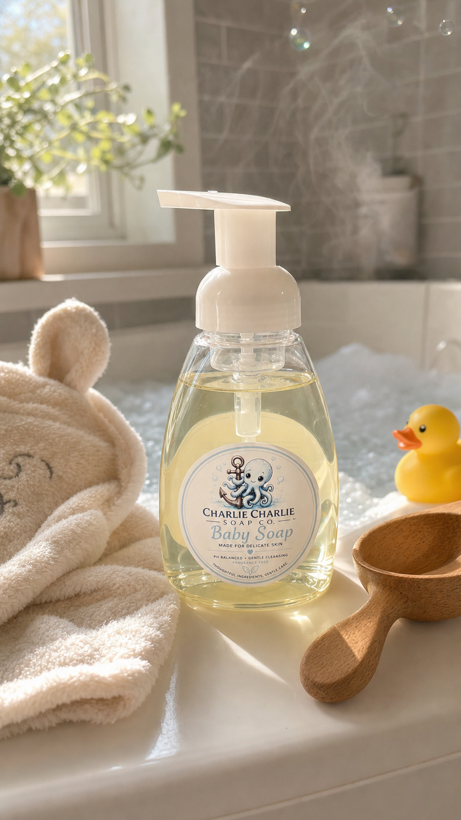 Baby Charlie Baby Soap – Gentle Foaming Wash for Delicate Skin