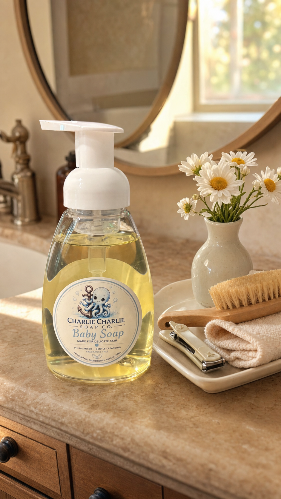 Baby Charlie Baby Soap – Gentle Foaming Wash for Delicate Skin