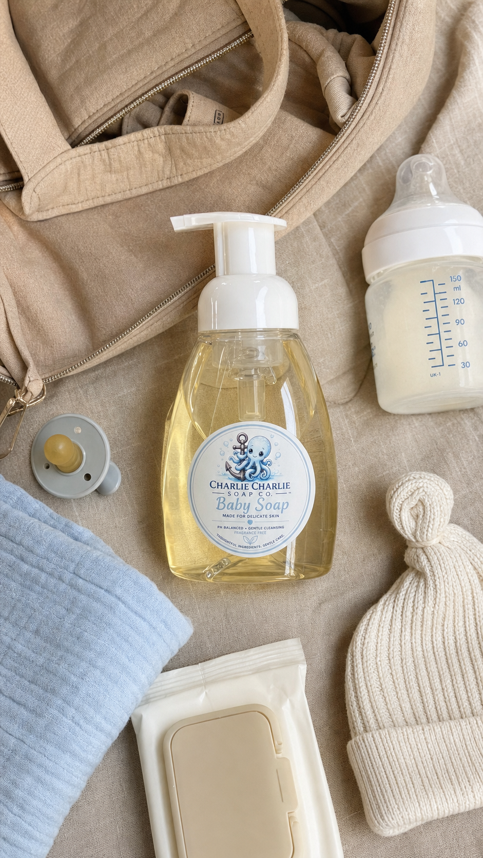 Baby Charlie Baby Soap – Gentle Foaming Wash for Delicate Skin