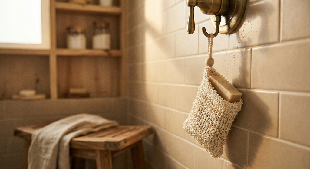 Sisal Soap Saver Bag | Natural Exfoliating Pouch for Bar Soap