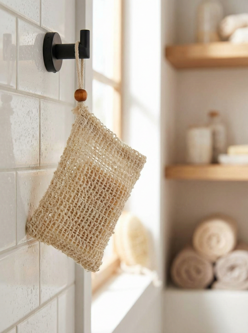 Sisal Soap Saver Bag | Natural Exfoliating Pouch for Bar Soap